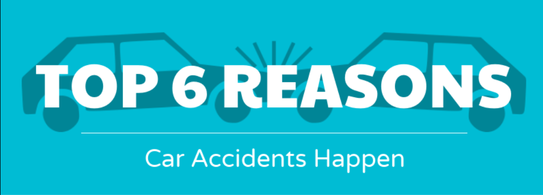Top 6 reasons car accidents happen header