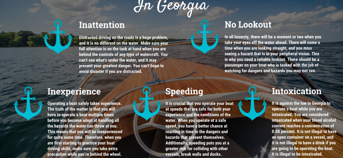 Top Causes of Boating Accidents in Georgia