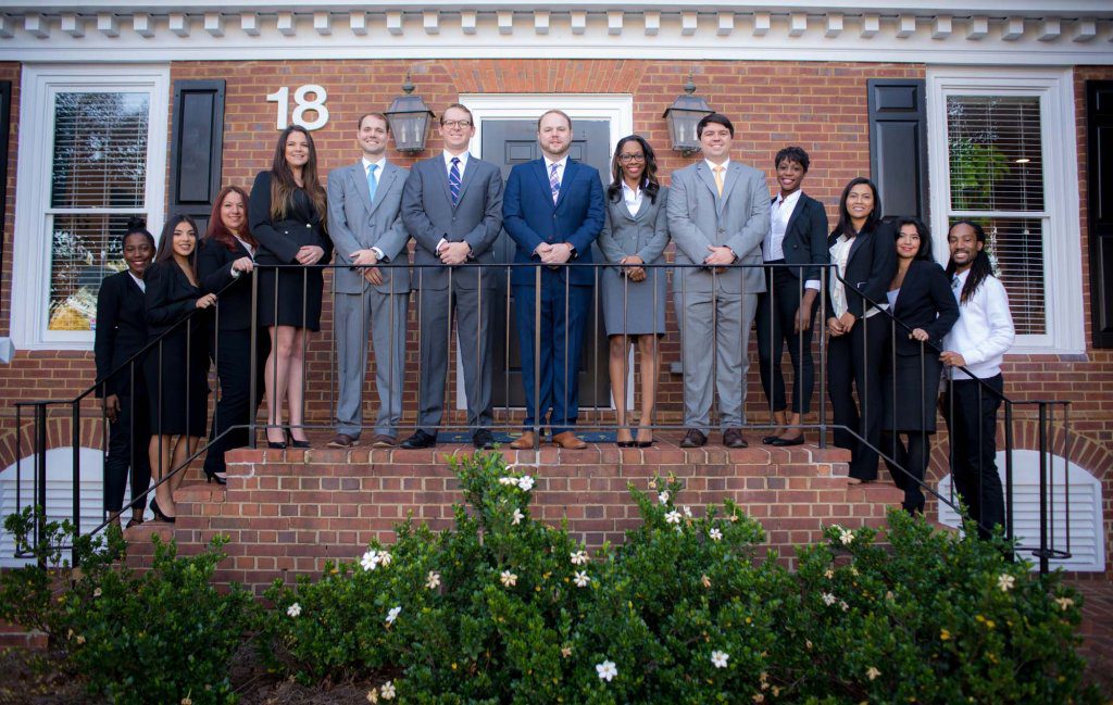 group of personal injury attorneys and staff in atlanta